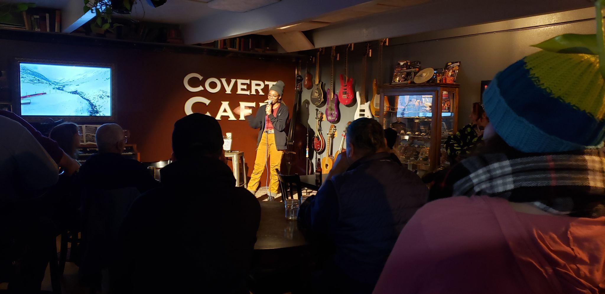 Comedy night at Covert Cafe