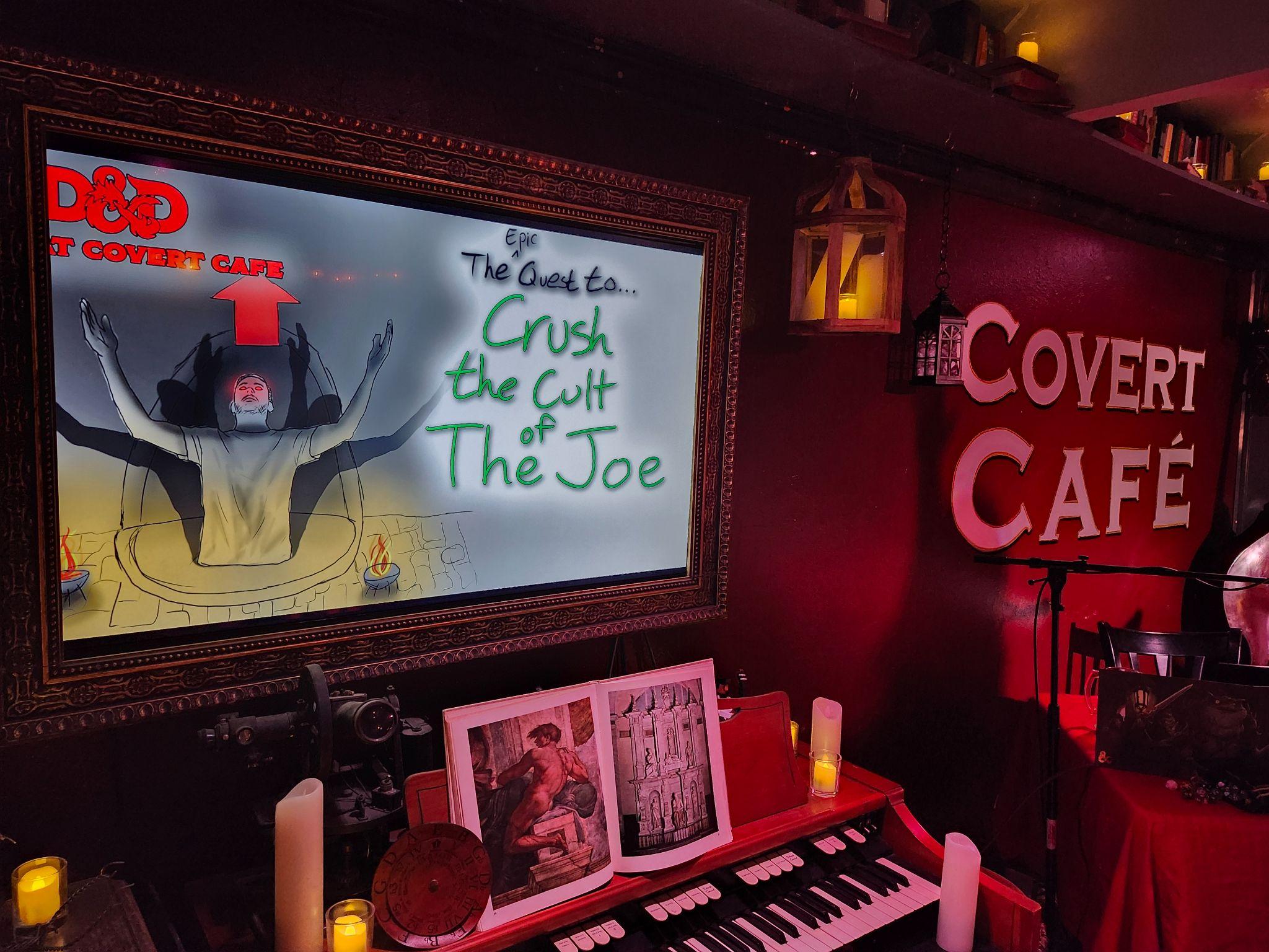 Dungeons and Dragons event at Covert Cafe