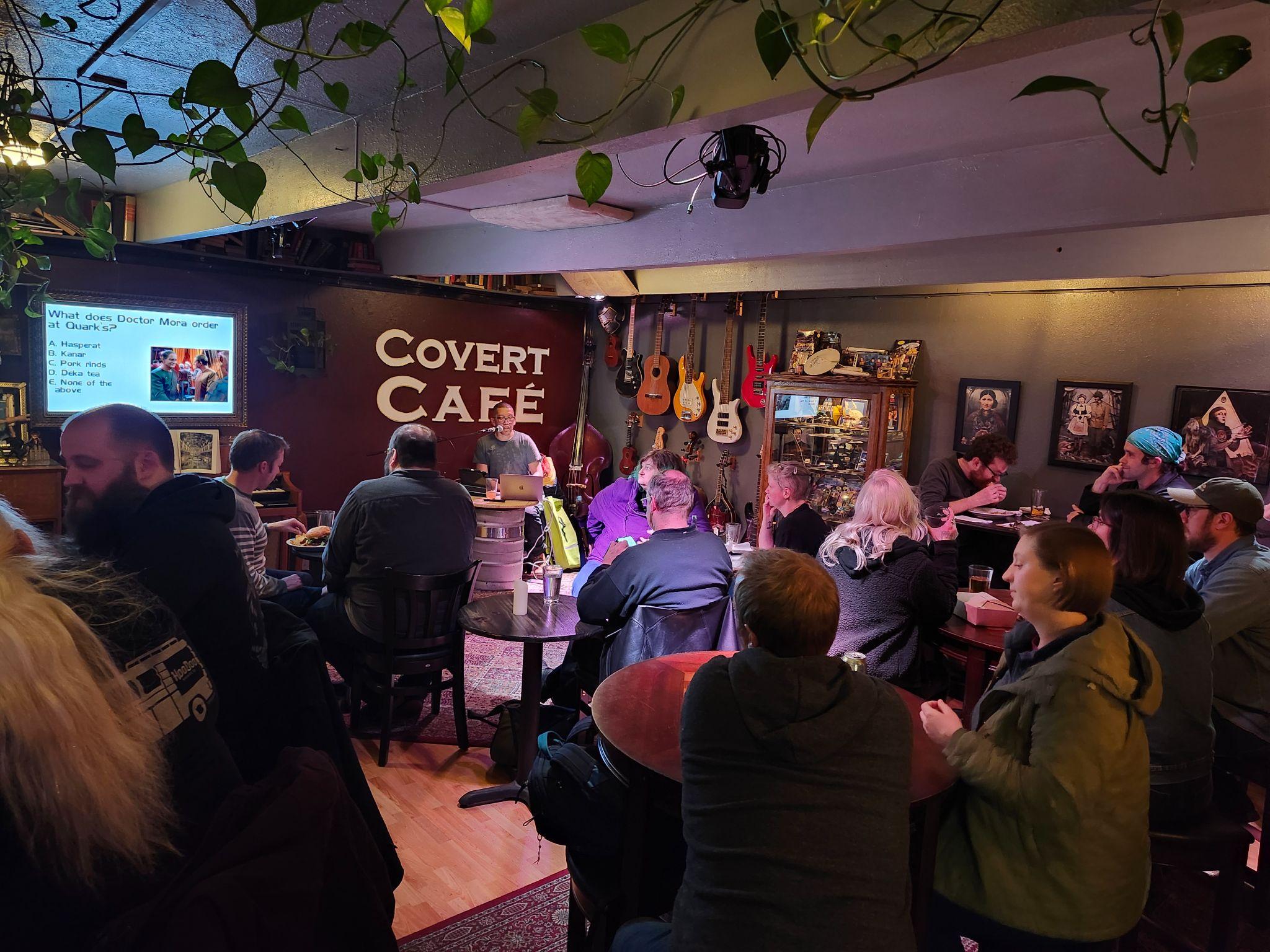 Trivia event at Covert Cafe